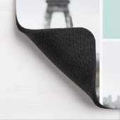 Creëer Your Ewn Monogrammed 4-fotocollage Muismat (Hoek)