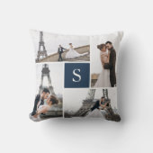 Creëer Your Ewn Monogrammed 5-fotocollage Kussen (Voorkant)