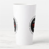 Creëer Your Ewn - Persoonlijk, merknaam / Foto Latte Mok (Voorkant)