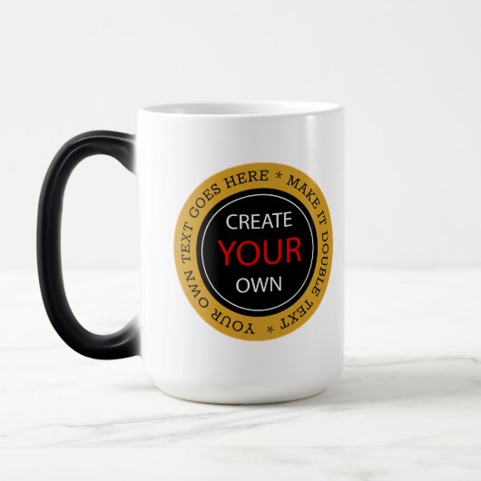 Creëer Your Ewn - Persoonlijk, merknaam / Foto Magische Mok (Links)