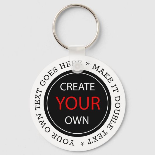 Creëer Your Ewn - Persoonlijk, merknaam / Foto Sleutelhanger (Voorkant)