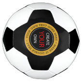 Creëer Your Ewn - Persoonlijk, merknaam / Foto Voetbal (Gedraaid)