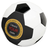 Creëer Your Ewn - Persoonlijk, merknaam / Foto Voetbal (Drie kwart)