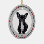 Creëer Your Ewn Pet Dog Memorial Keramisch Ornament (Rechts)