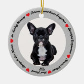 Creëer Your Ewn Pet Dog Memorial Keramisch Ornament (Voorkant)
