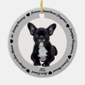 Creëer Your Ewn Pet Dog Memorial Keramisch Ornament (Achterkant)