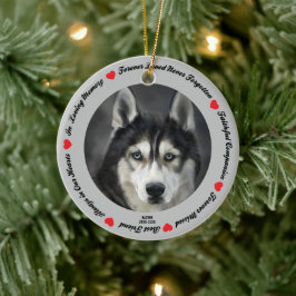 Creëer Your Ewn Pet Dog Memorial Keramisch Ornament