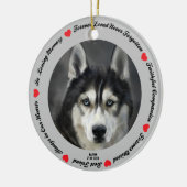 Creëer Your Ewn Pet Dog Memorial Keramisch Ornament (Links)