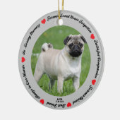 Creëer Your Ewn Pet Dog Memorial Keramisch Ornament (Links)
