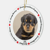 Creëer Your Ewn Pet Dog Memorial Keramisch Ornament