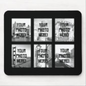 Creëer-Your-Ewn Photo Collage Mousepad Muismat (Voorkant)