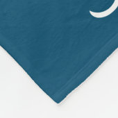 Creëer Your Ewn Photo Collage Navy 4 Afbeeldingen Fleece Deken (Hoek)