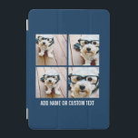 Creëer Your Ewn Photo Collage Navy 4 Afbeeldingen iPad Mini Cover<br><div class="desc">Gebruik vier vierkante foto's om een uniek en persoonlijk cadeau te creëer. Of je kunt de hipster puppy houden en een trendy keepslag maken. Als u de afbeeldingen moet aanpassen,  klik op het aanpassingshulpmiddel om veranderingen aan te brengen.</div>