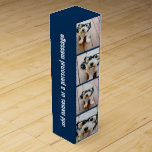 Creëer Your Ewn Photo Collage Navy 4 Afbeeldingen Wijn<br><div class="desc">Gebruik vier vierkante foto's om een uniek en persoonlijk cadeau te creëer. Of je kunt de hipster puppy houden en een trendy keepslag maken. Als u de afbeeldingen moet aanpassen,  klik op het aanpassingshulpmiddel om veranderingen aan te brengen.</div>