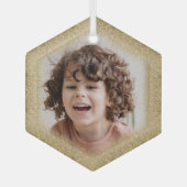 Creëer Your Ewn Photo Kerstglas Ornament (Voorkant)