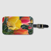 Creëer Your Ewn Photo Monogrammed Bagagelabel (Voorkant (horizontaal))