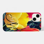 Creëer Your Ewn Photo Monogrammed iPhone Hoesje (Achterkant horizontaal)