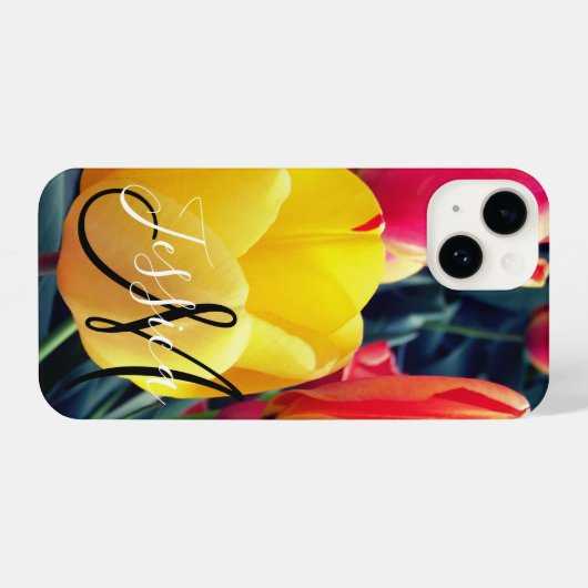 Creëer Your Ewn Photo Monogrammed iPhone Hoesje (Achterkant horizontaal)