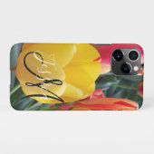 Creëer Your Ewn Photo Monogrammed iPhone Hoesje (Achterkant horizontaal)