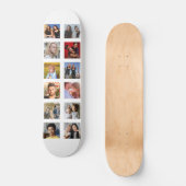 Creëer Your Ewn Trendy 12 Square Photo Persoonlijk Skateboard (Voorkant)