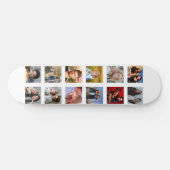 Creëer Your Ewn Trendy 12 Square Photo Persoonlijk Skateboard (Horizontaal)