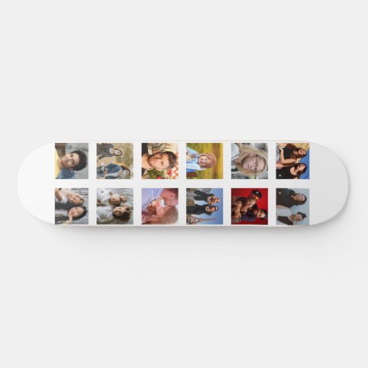Creëer Your Ewn Trendy 12 Square Photo Persoonlijk Skateboard (Horizontaal)