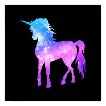 Creëer Your Ewn Unicorn Photo Silhouette Black