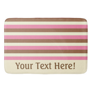 Creëer Your Ewn - Whimsical Neapolitan Stripes Badmat