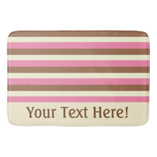 Creëer Your Ewn - Whimsical Neapolitan Stripes Badmat