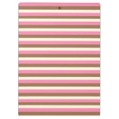 Creëer Your Ewn - Whimsical Neapolitan Stripes Klembord (Achterkant)
