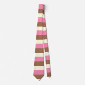 Creëer Your Ewn - Whimsical Neapolitan Stripes Stropdas (Voorkant)