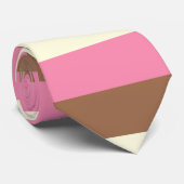 Creëer Your Ewn - Whimsical Neapolitan Stripes Stropdas (Opgerold)