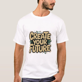 Creëer Your Future - Motivatie en speels desi T-shirt