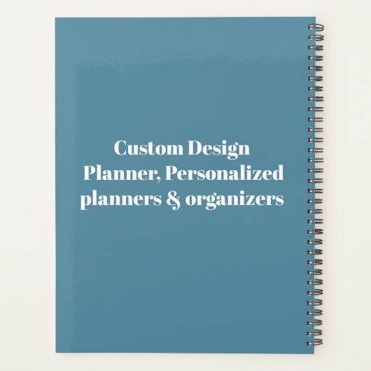 Creëer Your Life - Custom Planner (Achterkant)