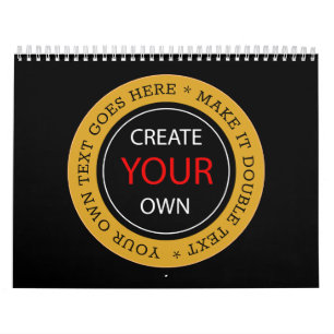 Creëer Your Own 2025 gepersonaliseerd, gebrandmerk Kalender