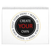 Creëer Your Own 2026 gepersonaliseerd, gebrandmerk Kalender (Hoes)