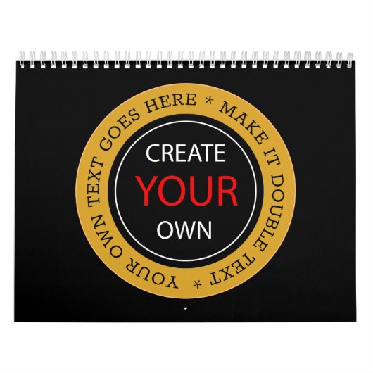Creëer Your Own 2026 gepersonaliseerd, gebrandmerk Kalender (Hoes)