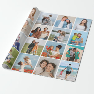 Creëer Your Own 20 Photo Collage Cadeaupapier