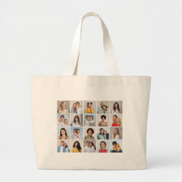 Creëer Your Own 20 Photo Collage Grote Tote Bag
