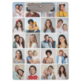 Creëer Your Own 20 Photo Collage Klembord (Voorkant)