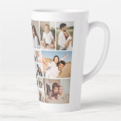 Creëer Your Own 20 Photo Collage Latte Mok (Rechts)