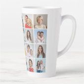 Creëer Your Own 20 Photo Collage Latte Mok (Rechts)