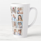 Creëer Your Own 20 Photo Collage Latte Mok (Rechts)