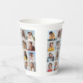 Creëer Your Own 20 Photo Collage Papieren Bekers (Links)