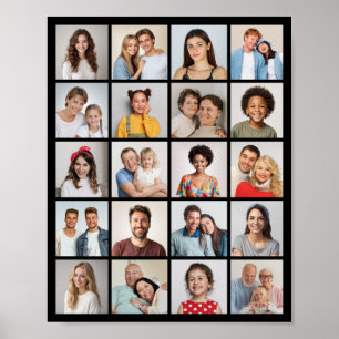 Creëer Your Own 20 Photo Collage Poster