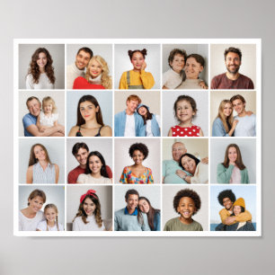Creëer Your Own 20 Photo Collage Poster