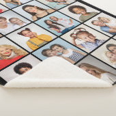 Creëer Your Own 20 Photo Collage Sherpa Deken (3/4)