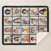 Creëer Your Own 20 Photo Collage Sherpa Deken (Voorkant (horizontaal))
