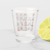 Creëer Your Own 20 Photo Collage Shot Glas (Achterkant)
