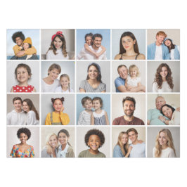 Creëer Your Own 20 Photo Collage Tafelkleed